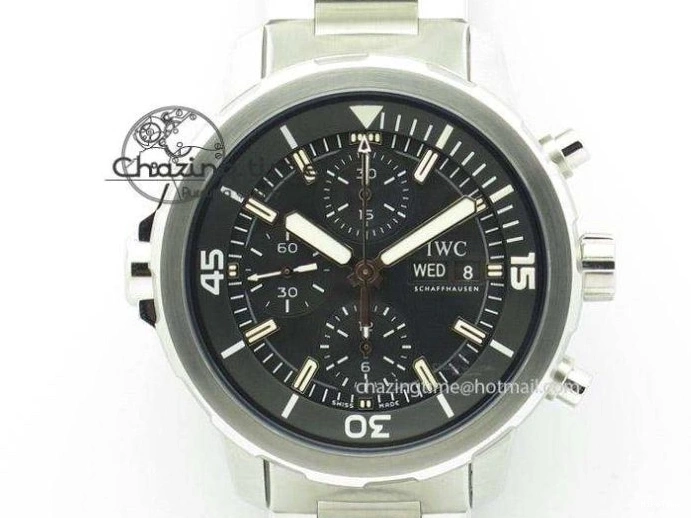 MIROTIME 1218 Portofino SCHAFFHAUSEN SS MKF 1:1 Best Edition Black Dial On Mesh Bracelet A Sporty 7342